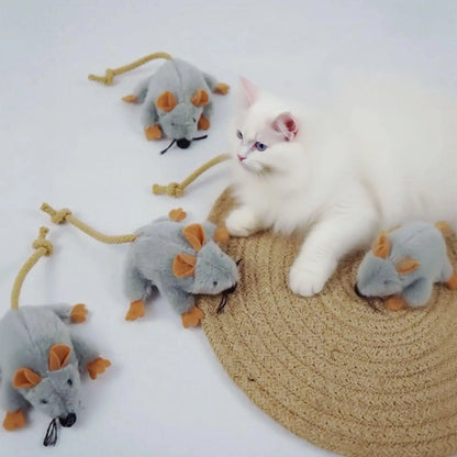 PurrPlay™Interactive Plush Mouse Toy