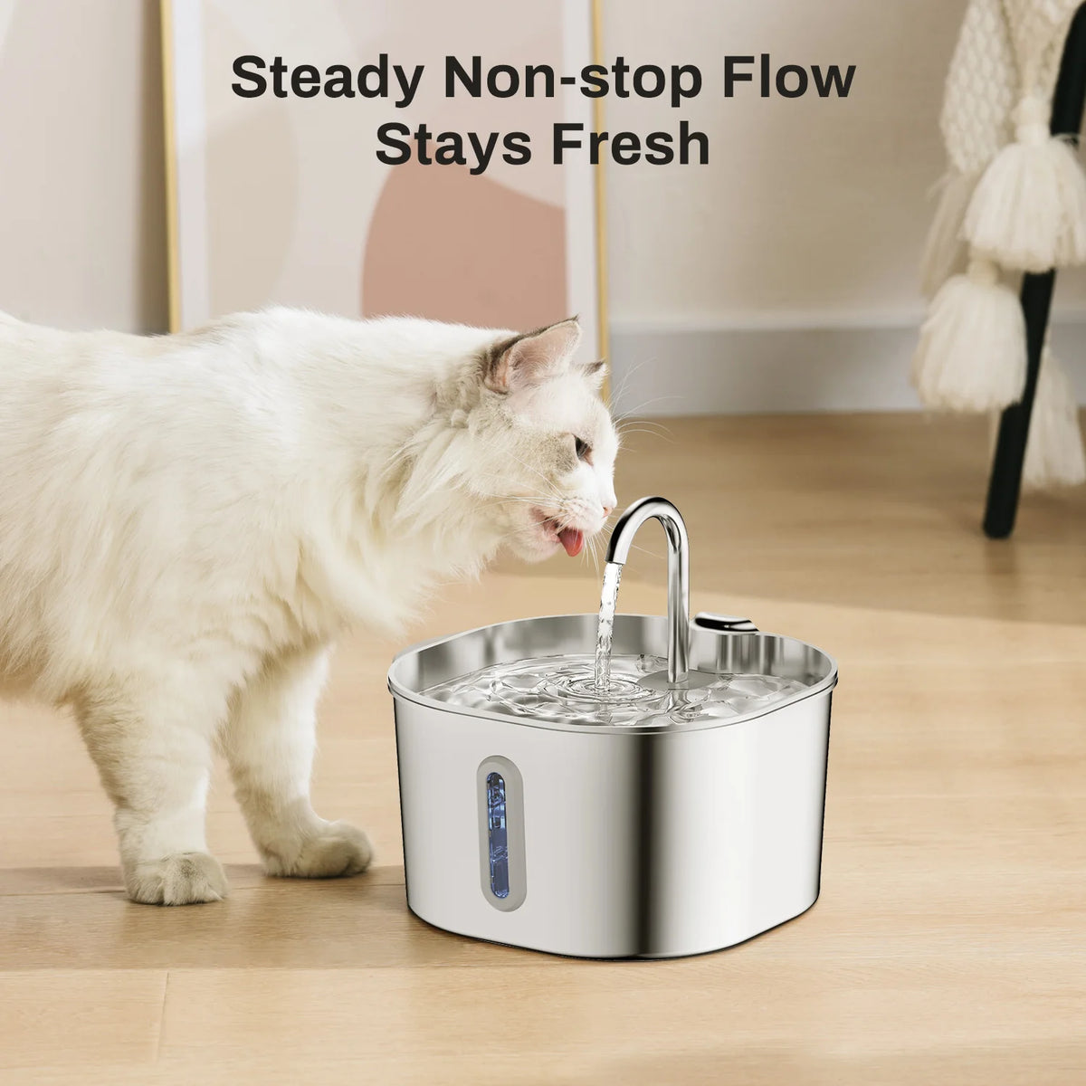 Stainless Steel Cat Water Fountain