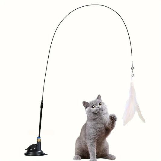PurrPlay™Feather Teaser Wand Toy