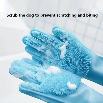 PurrPlay™Bathing Silicone Glove