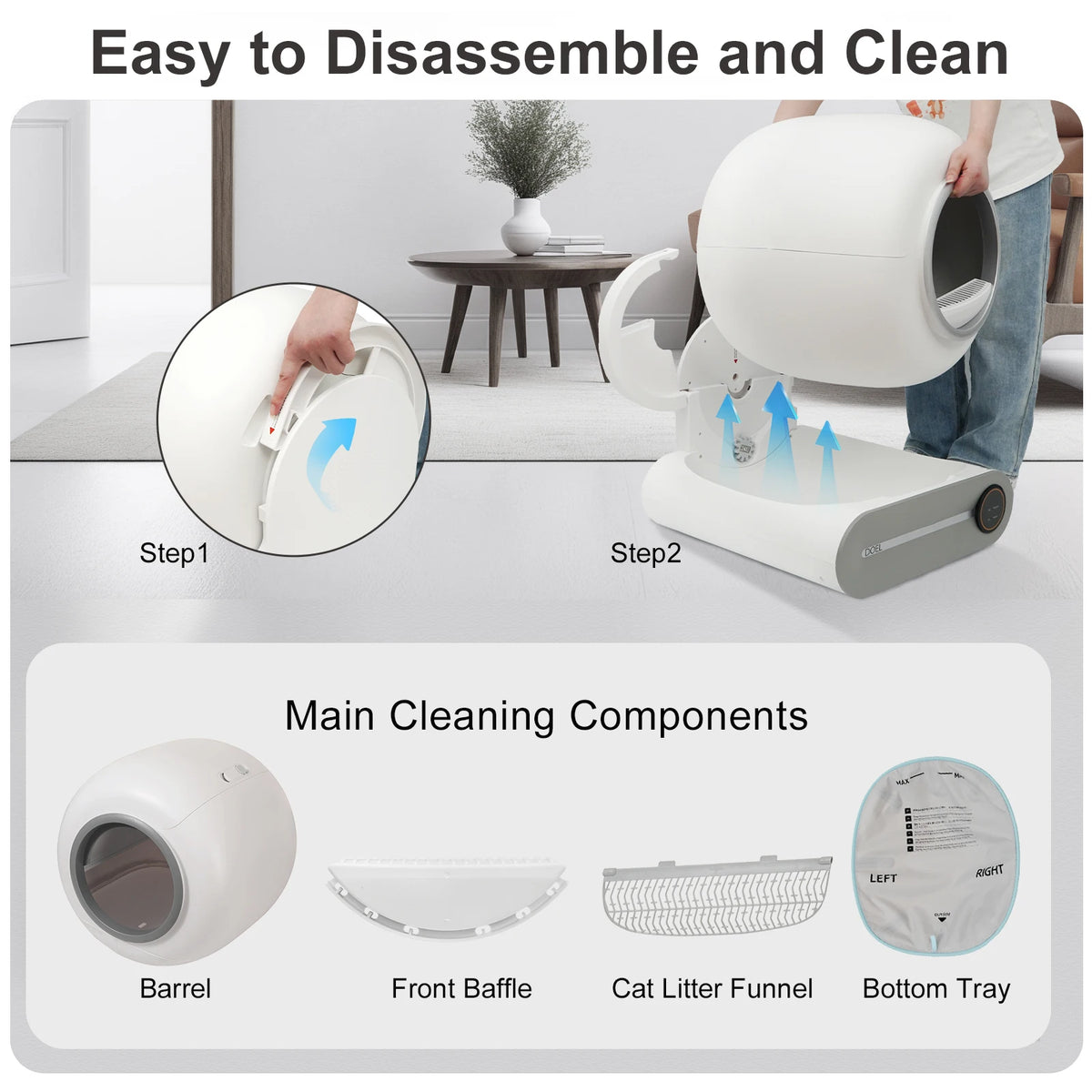 PurrPlay™Smart Automatic Cat Litter Box