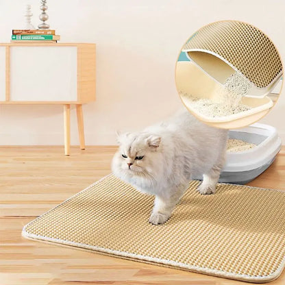 PurrPlay™Waterproof Double Layer Cat Litter Mat