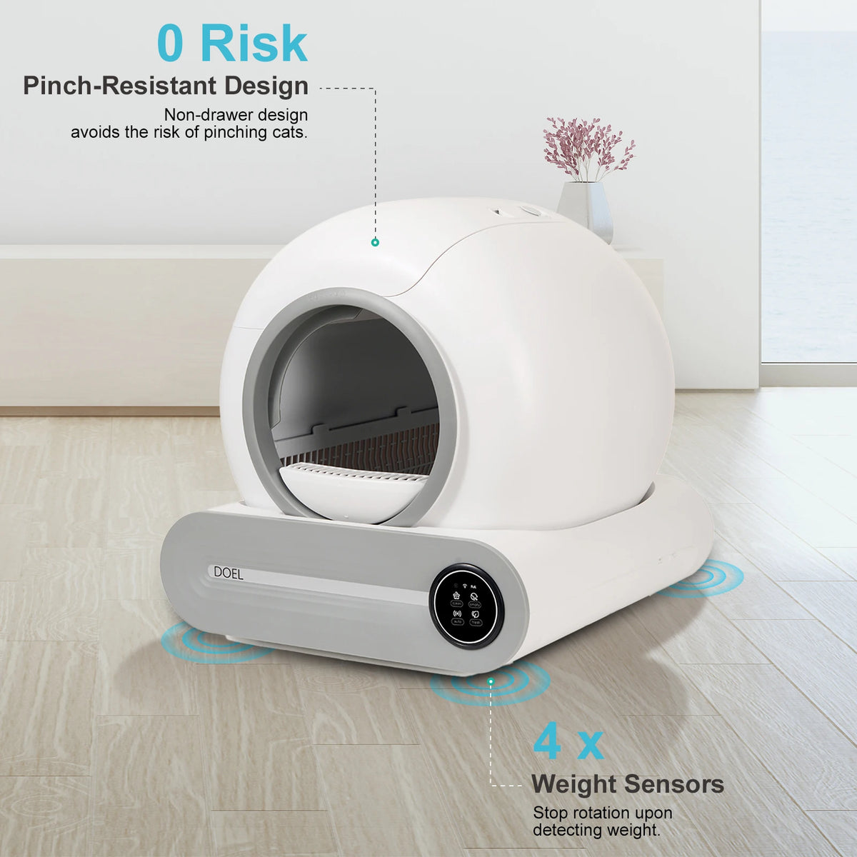 PurrPlay™Smart Automatic Cat Litter Box