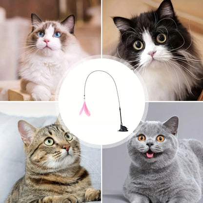 PurrPlay™Feather Teaser Wand Toy