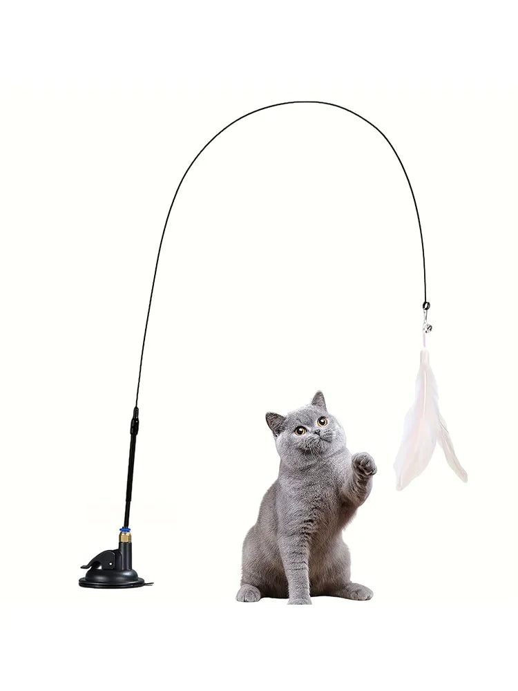 PurrPlay™Feather Teaser Wand Toy