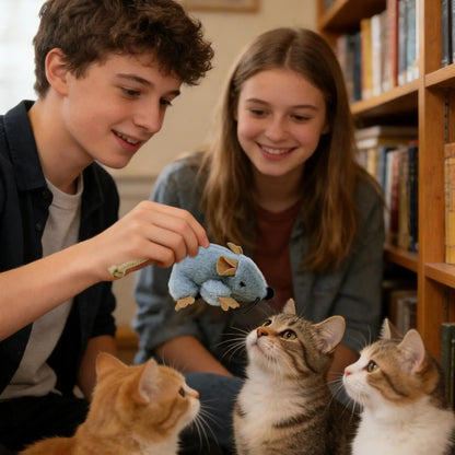 PurrPlay™Interactive Plush Mouse Toy