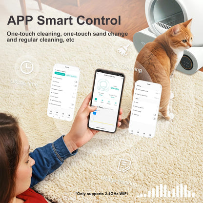 PurrPlay™Smart Automatic Cat Litter Box