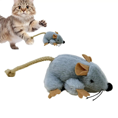 PurrPlay™Interactive Plush Mouse Toy