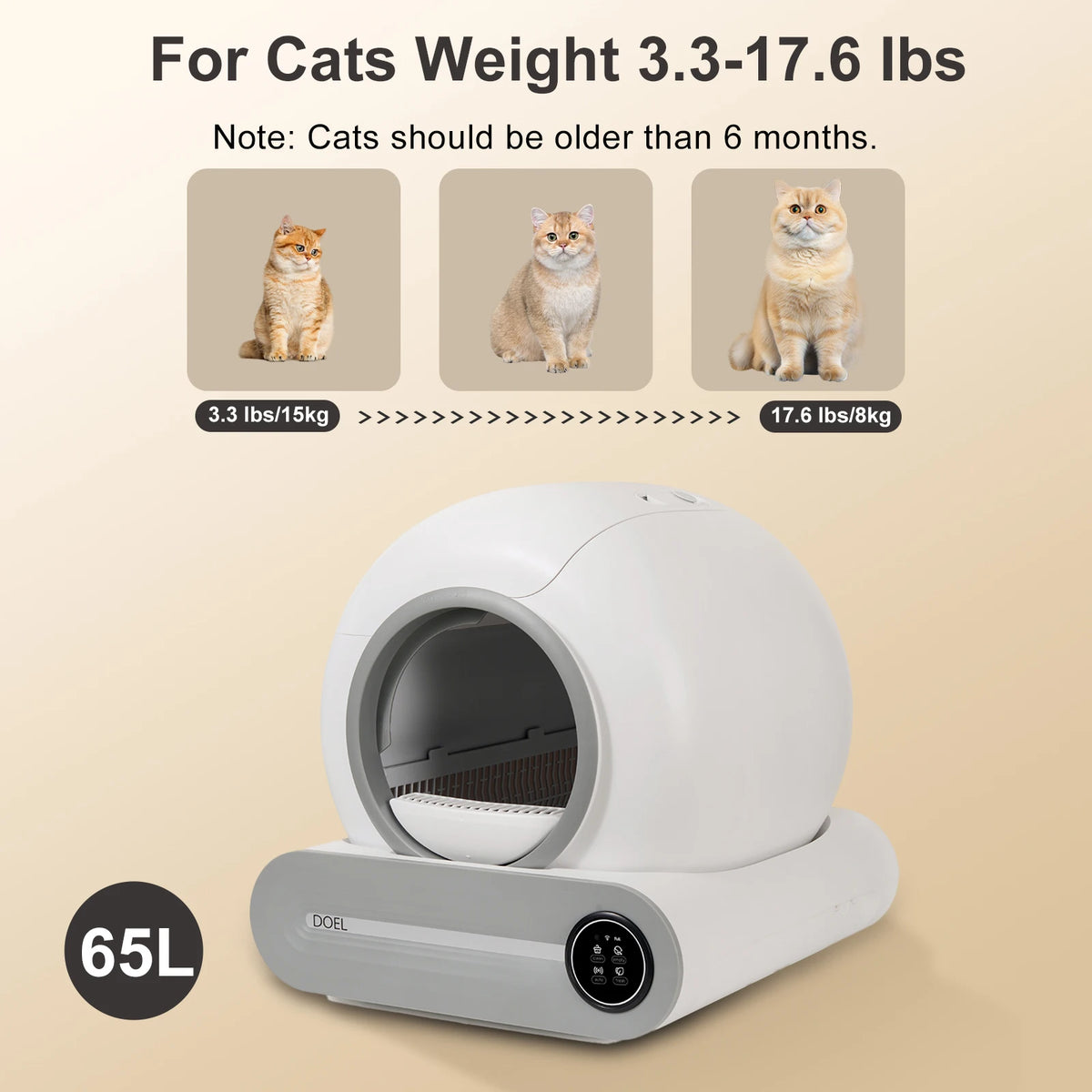 PurrPlay™Smart Automatic Cat Litter Box