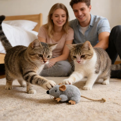 PurrPlay™Interactive Plush Mouse Toy