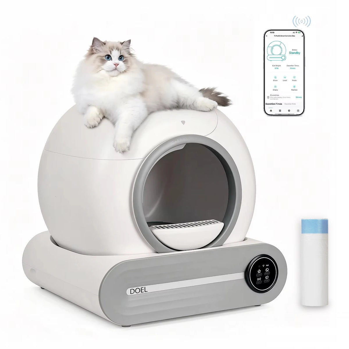 PurrPlay™Smart Automatic Cat Litter Box