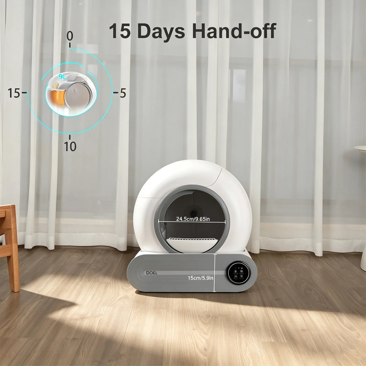 PurrPlay™Smart Automatic Cat Litter Box