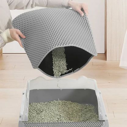 PurrPlay™Waterproof Double Layer Cat Litter Mat