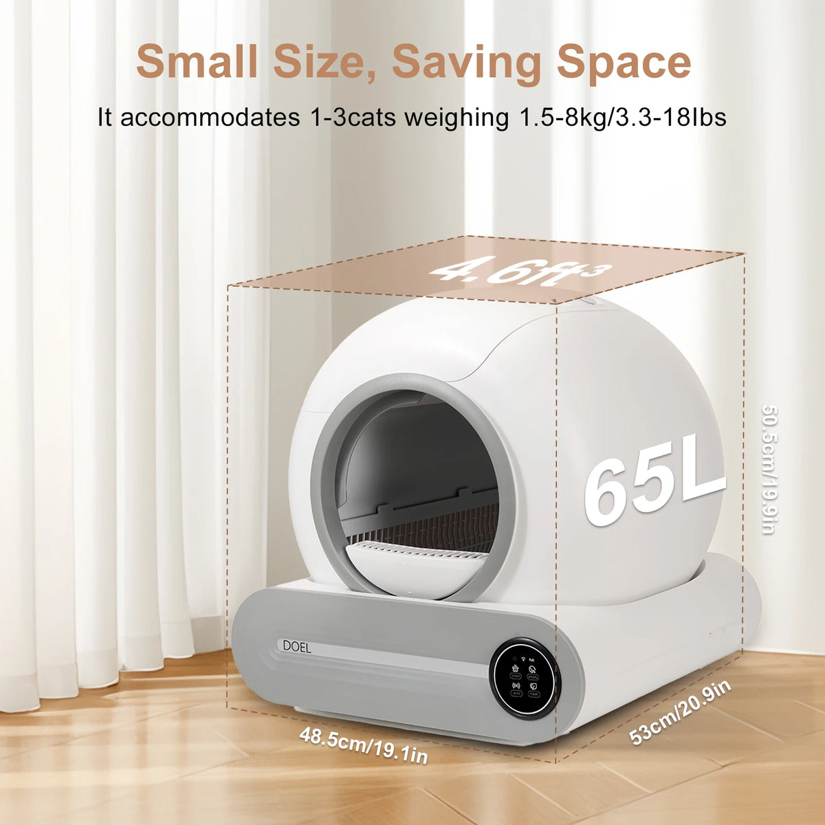 PurrPlay™Smart Automatic Cat Litter Box