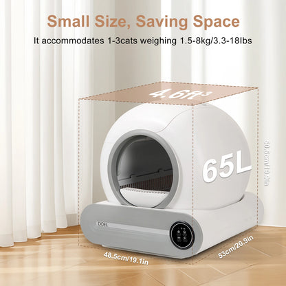 PurrPlay™Smart Automatic Cat Litter Box