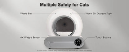 PurrPlay™Smart Automatic Cat Litter Box