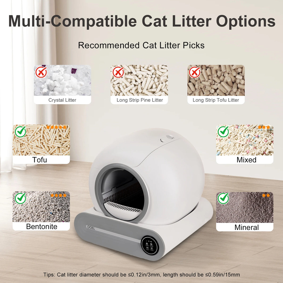 PurrPlay™Smart Automatic Cat Litter Box